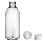 Plastová lahvička s bílým víčkem 300 ml