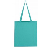Bavlněná plátěná taška, 38x42 cm, mořská modrá