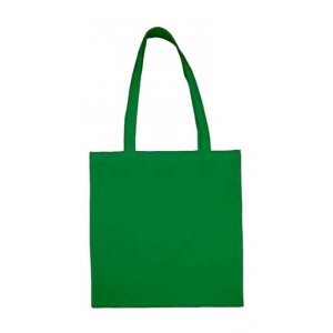 Bavlněná plátěná taška, 38x42 cm, zelená